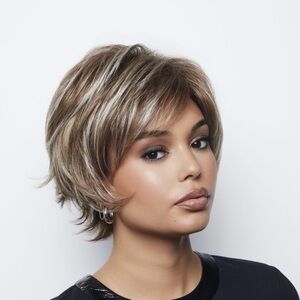René of Paris “Kason” Wig – Icy Oak – Short Modern Pixie – NWT